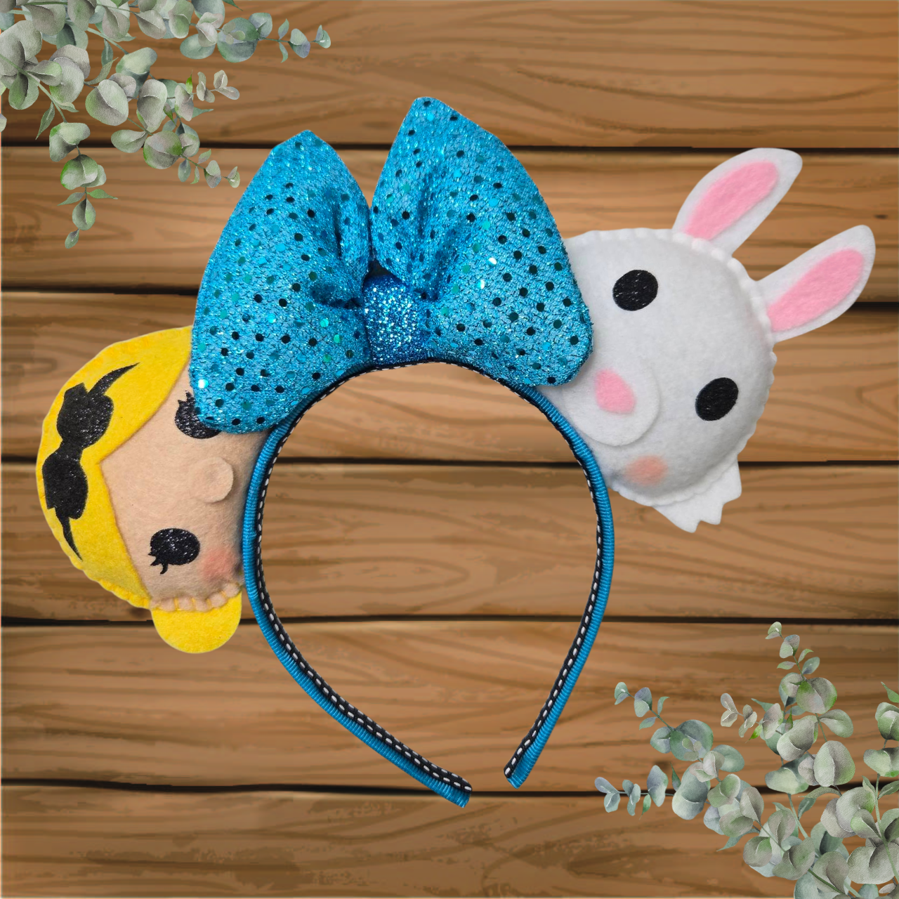 Handmade Tea Time magic ears inspired by Alice in Wonderland - Janine Magic Creations