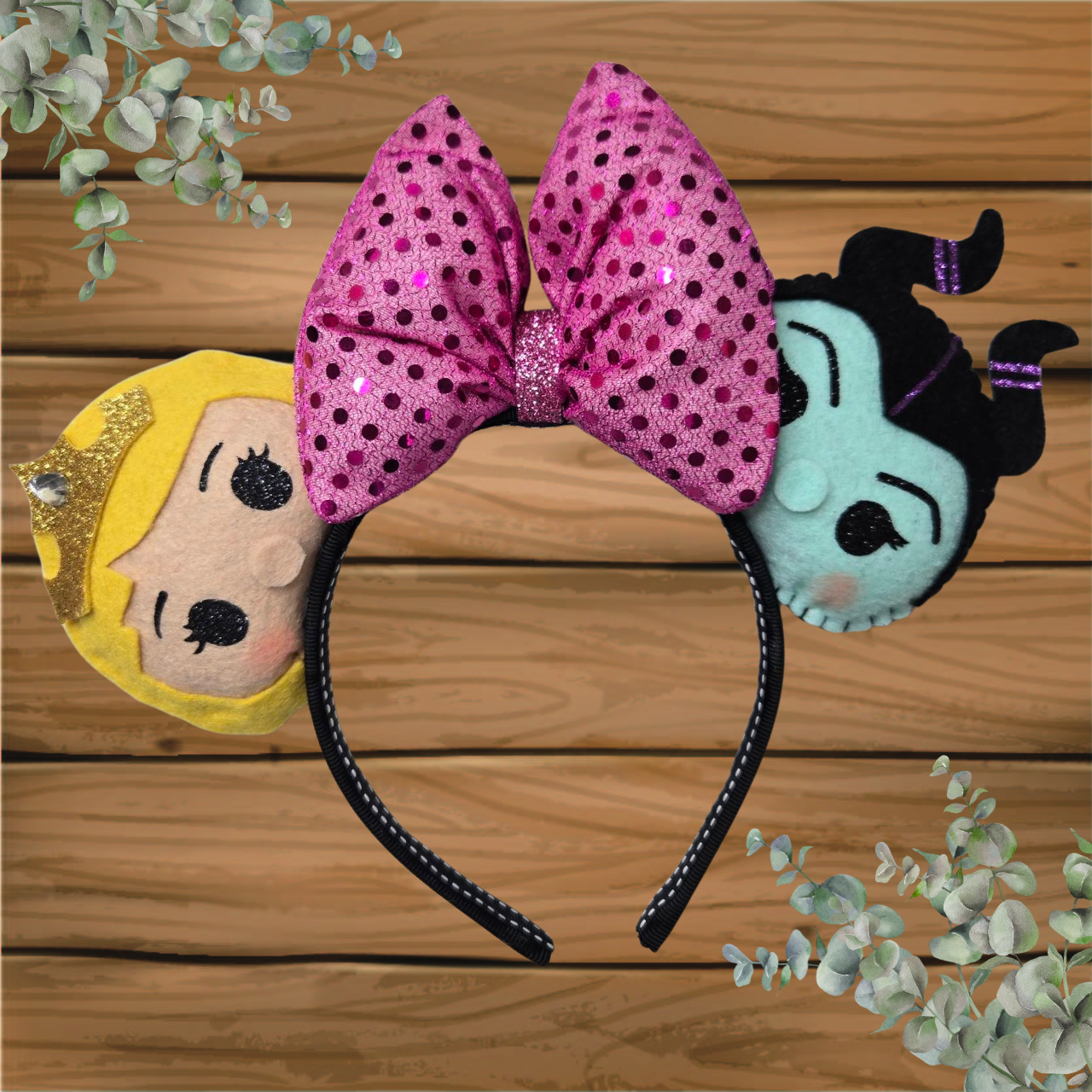 Handmade Dreaming Princess magic ears inspired by Aurora - Janine Magic Creations
