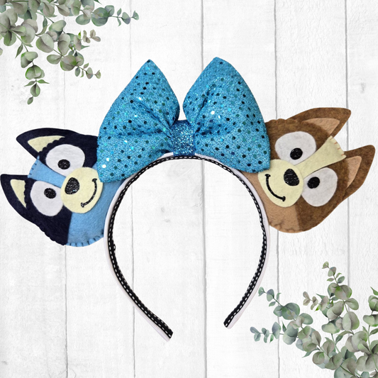 Handmade Blue Puppy magic ears inspired by Bluey - Janine Magic Creations