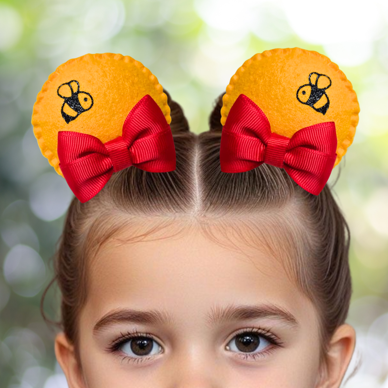 Honey Bee Clip-on Ears