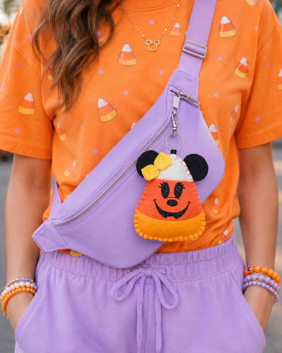 Candy Corn Keychain