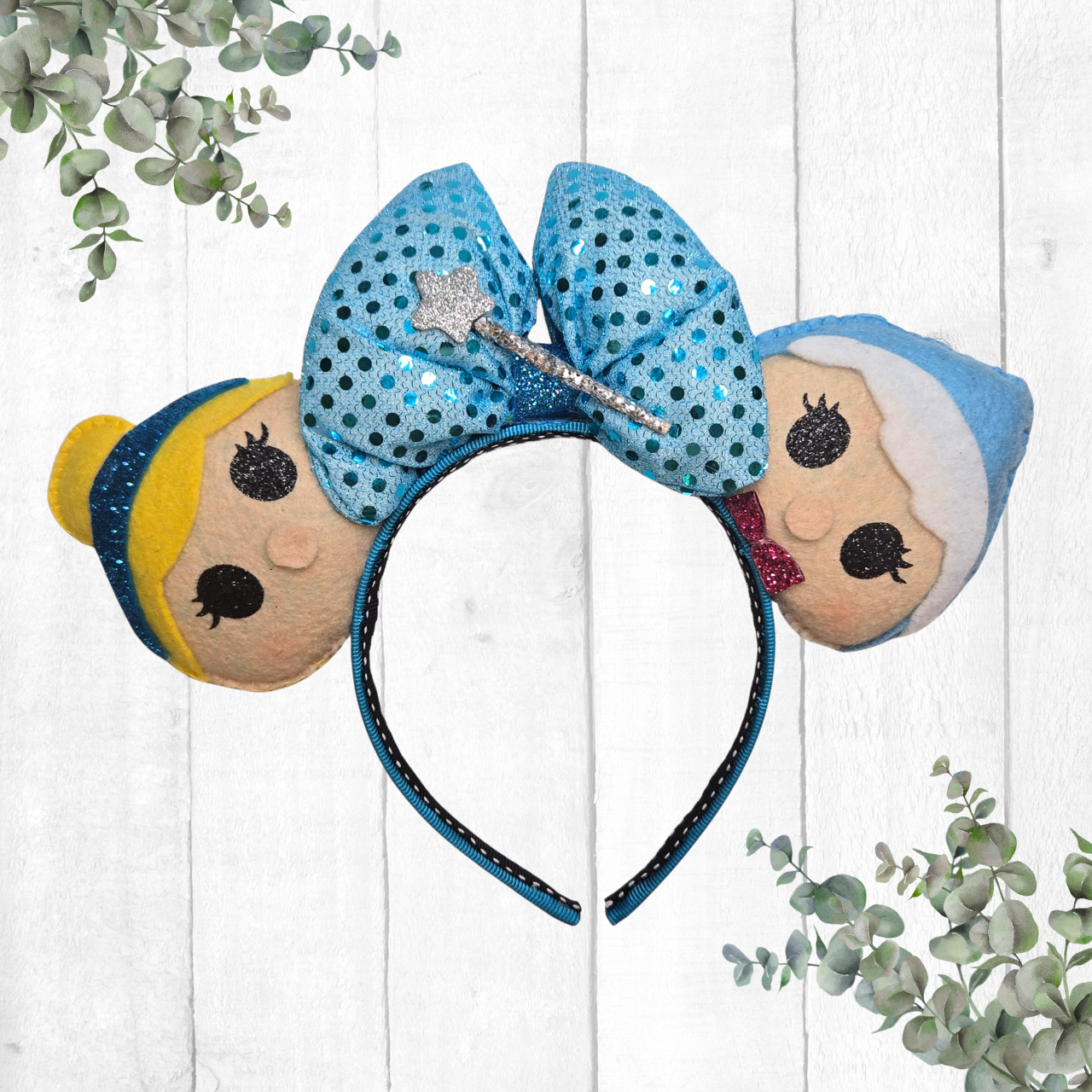 Handmade Midnight Princess magic ears inspired by Cinderella - Janine Magic Creations