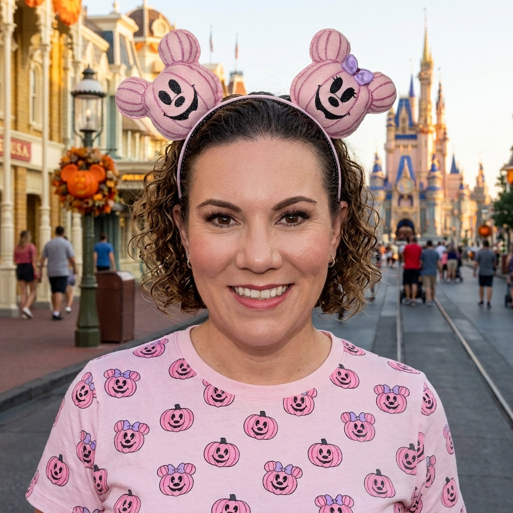 Pink Pumpkin Ears