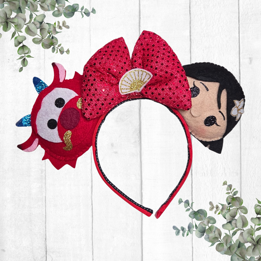 Handmade Warrior Princess magic ears inspired by Mulan - Janine Magic Creations