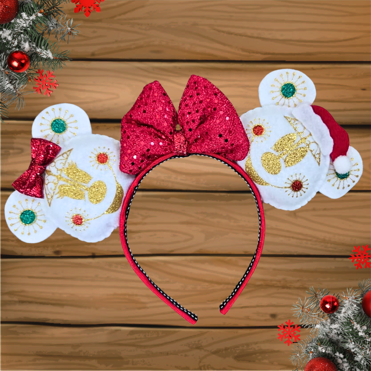 Handmade Christmas World magic ears inspired by It's a Small World holiday - Janine Magic Creations