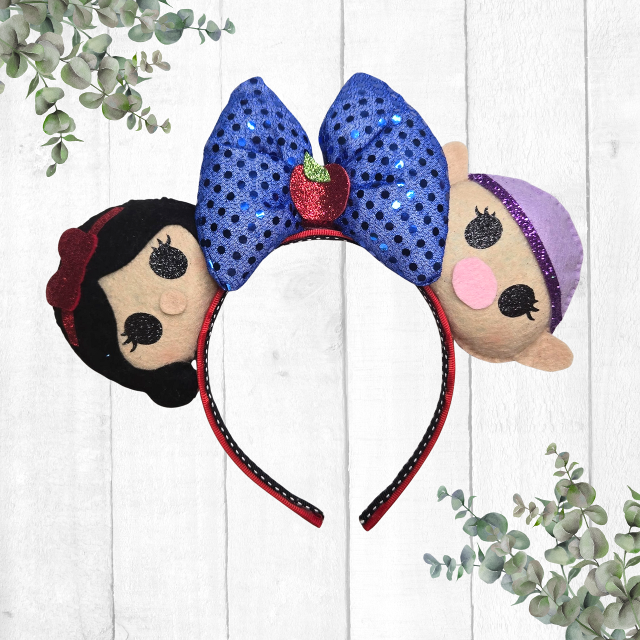 Handmade Snowy Princess magic ears inspired by Snow White - Janine Magic Creations