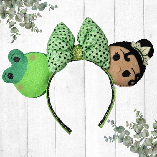 Handmade Enchanted Bayou magic ears inspired by Tiana - Janine Magic Creations
